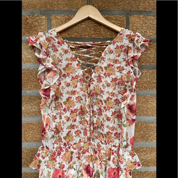 Anthropologie FIG & FLOWER boho dress large - Picture 10 of 13